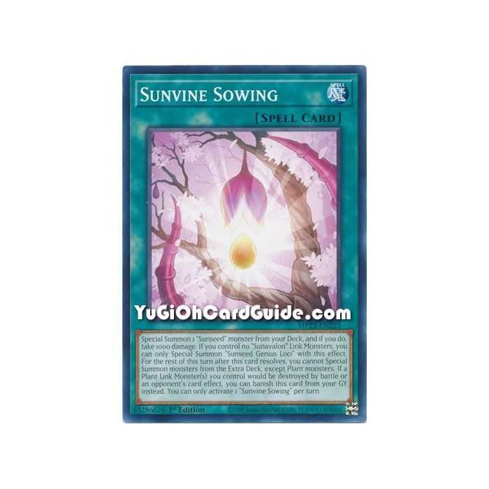 Sunvine Sowing (Common) – 2022 Tin of the Pharaohs Gods Mega Pack | Carta YUGIOH en México