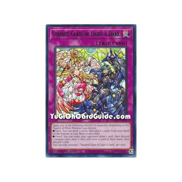 Stained Glass of Light & Dark (Rare) – 2022 Tin of the Pharaohs Gods Mega Pack | Carta YUGIOH en México