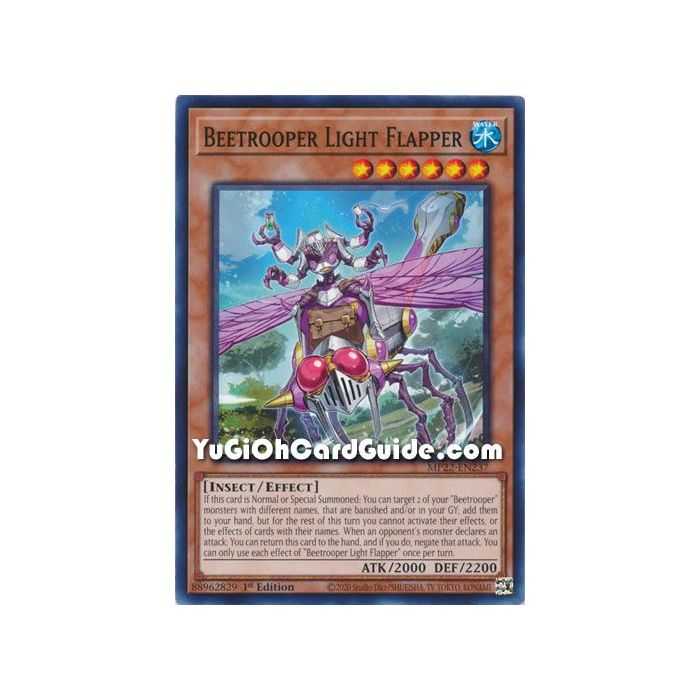 Beetrooper Light Flapper (Common) – 2022 Tin of the Pharaohs Gods Mega Pack | Carta YUGIOH en México