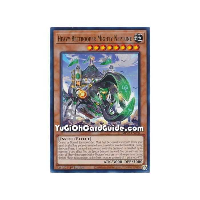 Heavy Beetrooper Mighty Neptune (Common) – 2022 Tin of the Pharaohs Gods Mega Pack | Carta YUGIOH en México