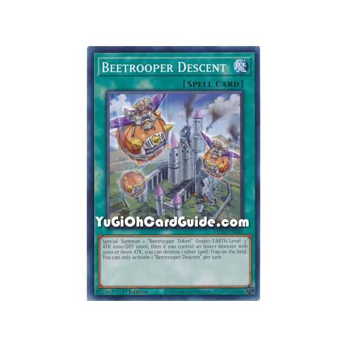 Beetrooper Descent (Common) – 2022 Tin of the Pharaohs Gods Mega Pack | Carta YUGIOH en México