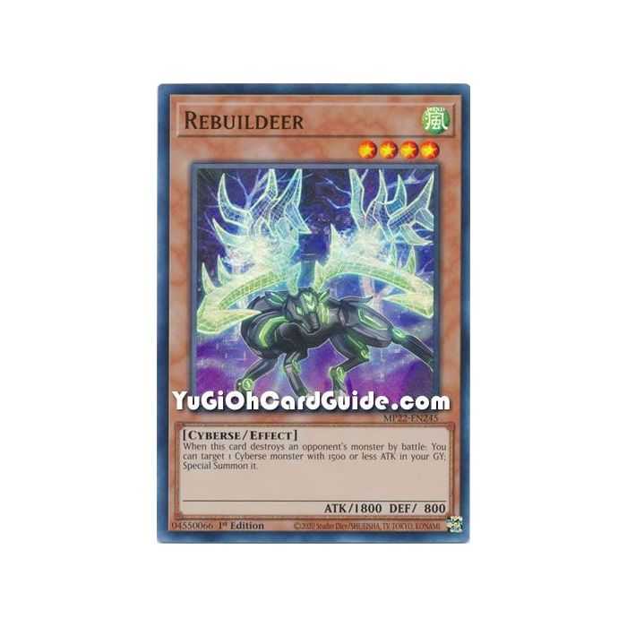 Rebuildeer (Ultra Rare) – 2022 Tin of the Pharaohs Gods Mega Pack | Carta YUGIOH en México