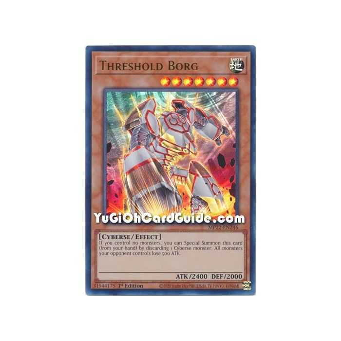 Threshold Borg (Ultra Rare) – 2022 Tin of the Pharaohs Gods Mega Pack | Carta YUGIOH en México