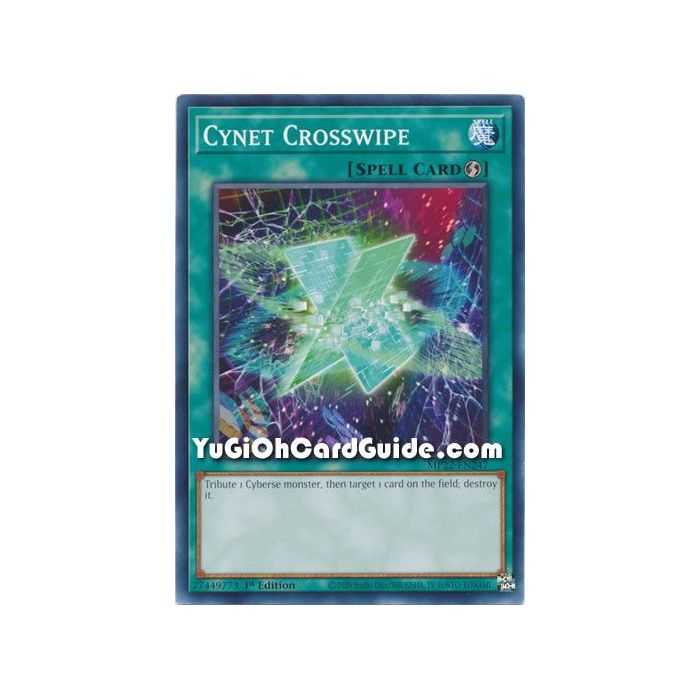 Cynet Crosswipe (Common) – 2022 Tin of the Pharaohs Gods Mega Pack | Carta YUGIOH en México