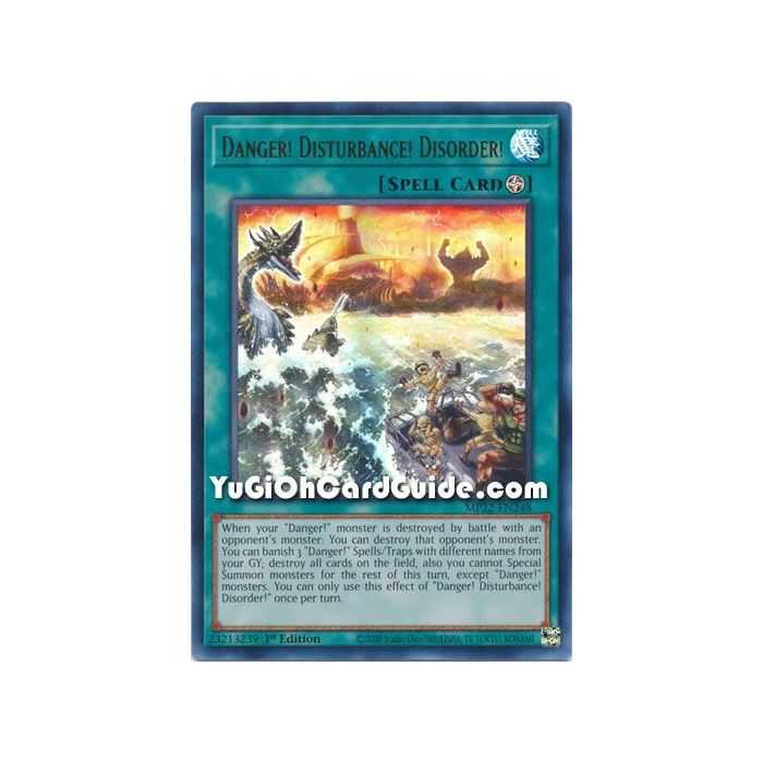 Danger! Disturbance! Disorder! (Ultra Rare) – 2022 Tin of the Pharaohs Gods Mega Pack | Carta YUGIOH en México