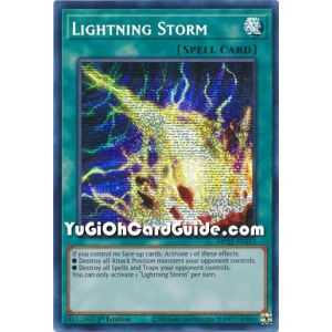 Lightning Storm (Prismatic Secret Rare) – 2022 Tin of the Pharaohs Gods Mega Pack | Carta YUGIOH en México