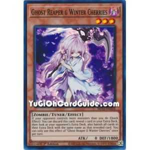 Ghost Reaper & Winter Cherries (Super Rare) – 2022 Tin of the Pharaohs Gods Mega Pack | Carta YUGIOH en México