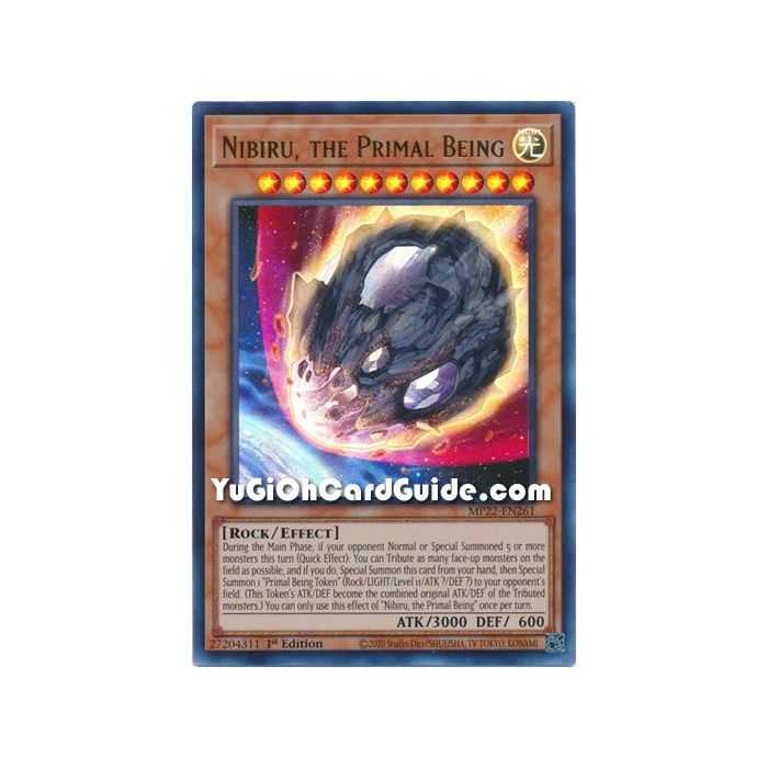Nibiru, the Primal Being (Ultra Rare) – 2022 Tin of the Pharaohs Gods Mega Pack | Carta YUGIOH en México
