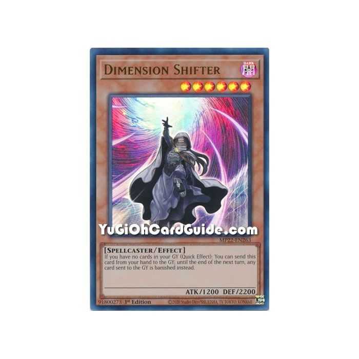 Dimension Shifter (Ultra Rare) – 2022 Tin of the Pharaohs Gods Mega Pack | Carta YUGIOH en México