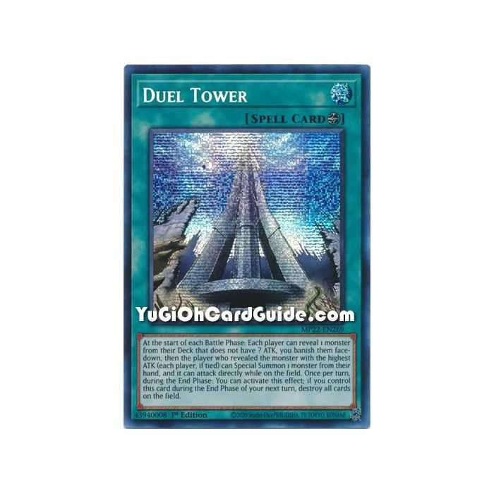 Duel Tower (Prismatic Secret Rare) – 2022 Tin of the Pharaohs Gods Mega Pack | Carta YUGIOH en México
