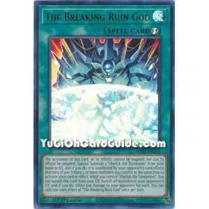 The Breaking Ruin God (Ultra Rare) – 2022 Tin of the Pharaohs Gods Mega Pack | Carta YUGIOH en México