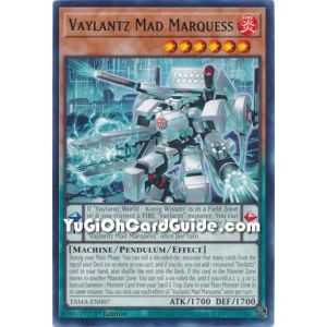 Vaylantz Mad Marquess (Rare) – Tactical Masters | Carta YUGIOH en México