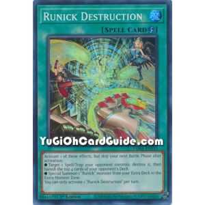 Runick Destruction (Super Rare) – Tactical Masters | Carta YUGIOH en México