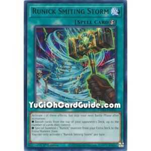 Runick Smiting Storm (Rare) – Tactical Masters | Carta YUGIOH en México