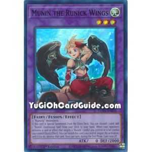 Munin the Runick Wings (Super Rare) – Tactical Masters | Carta YUGIOH en México