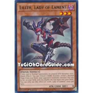 Lilith, Lady of Lament (Rare) – Tactical Masters | Carta YUGIOH en México