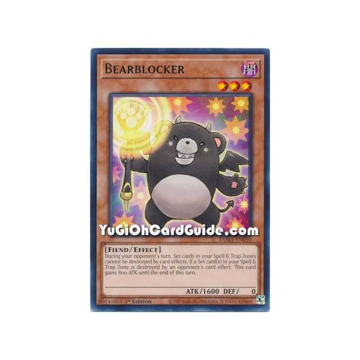 Bearblocker (Rare) – Tactical Masters | Carta YUGIOH en México
