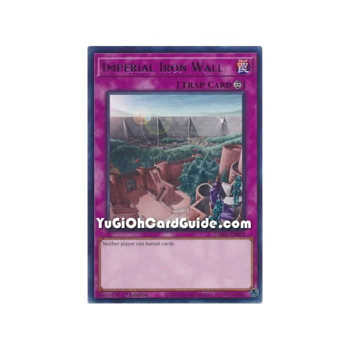 Imperial Iron Wall (Rare) – Tactical Masters | Carta YUGIOH en México