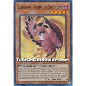 Blackwing - Shamal the Sandstorm (Super Rare) – Darkwing Blast | Carta YUGIOH en México