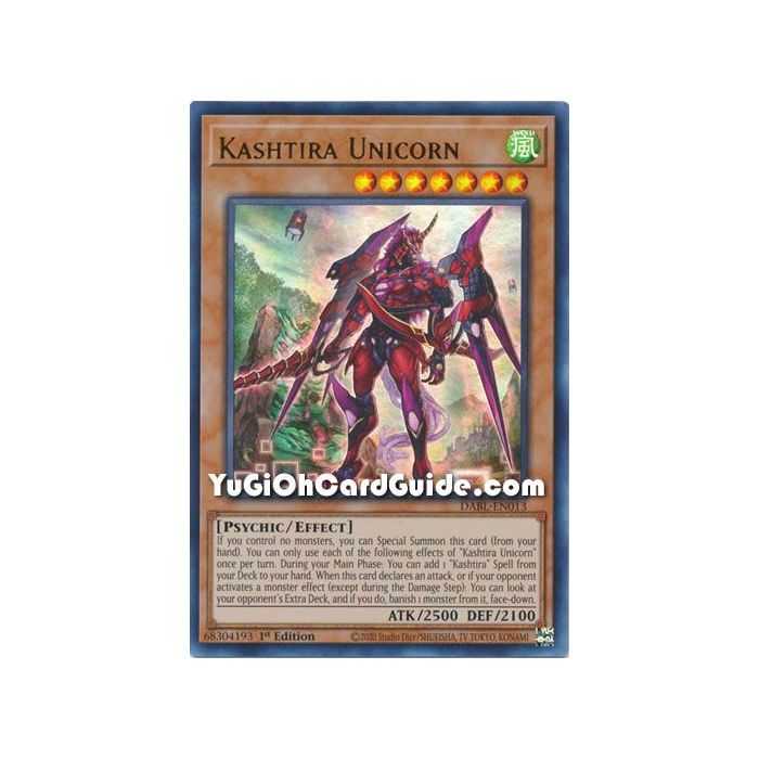 Kashtira Unicorn (Ultra Rare) – Darkwing Blast | Carta YUGIOH en México