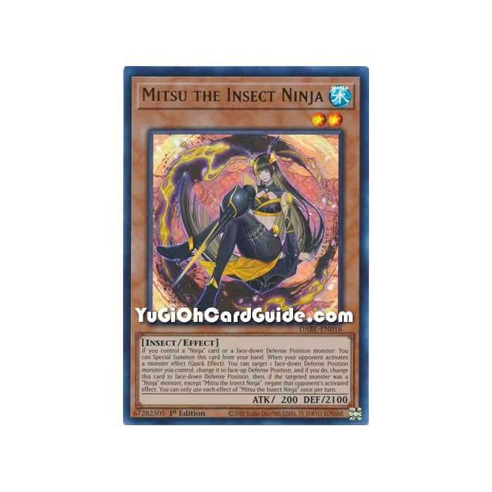 Mitsu the Insect Ninja (Ultra Rare) – Darkwing Blast | Carta YUGIOH en México