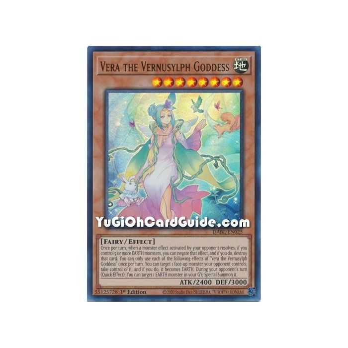Vera the Vernusylph Goddess (Ultra Rare) – Darkwing Blast | Carta YUGIOH en México