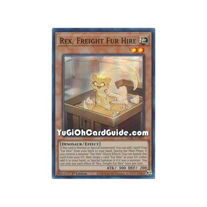 Rex, Freight Fur Hire (Super Rare) – Darkwing Blast | Carta YUGIOH en México