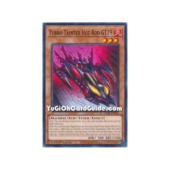 Turbo-Tainted Hot Rod GT19 (Common) – Darkwing Blast | Carta YUGIOH en México