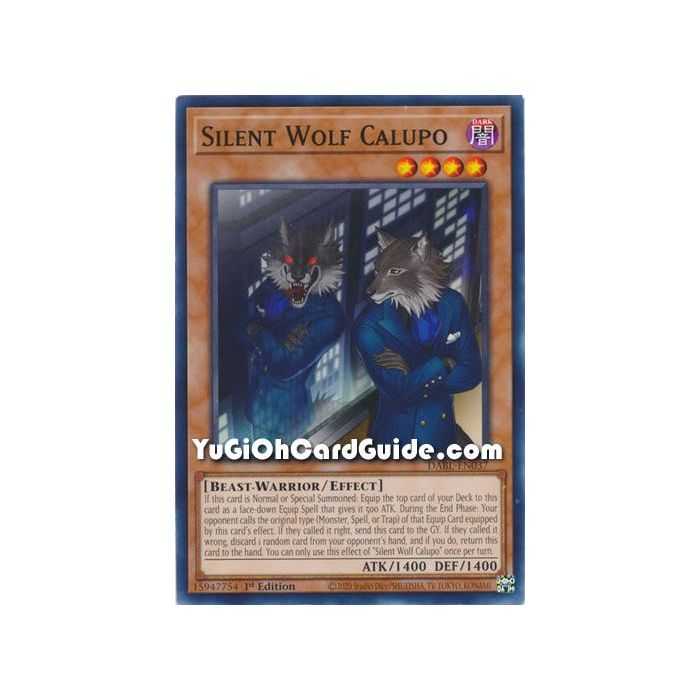 Silent Wolf Calupo (Common) – Darkwing Blast | Carta YUGIOH en México
