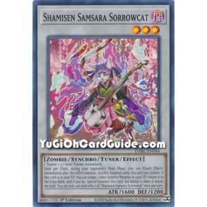 Shamisen Samsara Sorrowcat (Super Rare) – Darkwing Blast | Carta YUGIOH en México