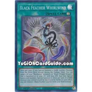 Black Feather Whirlwind (Super Rare) – Darkwing Blast | Carta YUGIOH en México