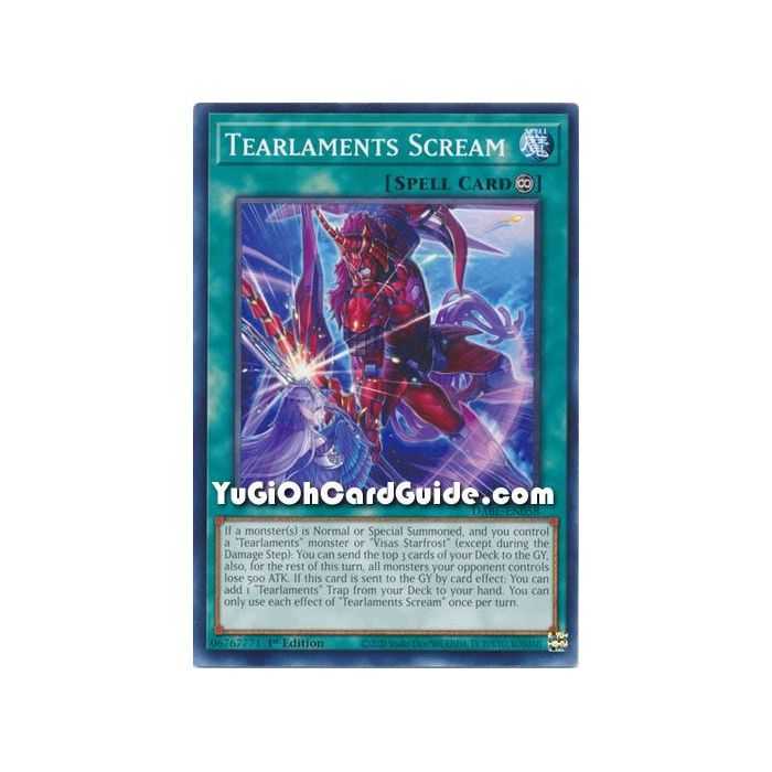 Tearlaments Scream (Common) – Darkwing Blast | Carta YUGIOH en México
