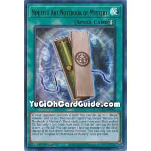 Ninjitsu Art Notebook of Mystery (Ultra Rare) – Darkwing Blast | Carta YUGIOH en México