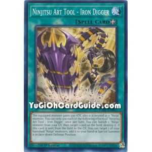 Ninjitsu Art Tool - Iron Digger (Common) – Darkwing Blast | Carta YUGIOH en México