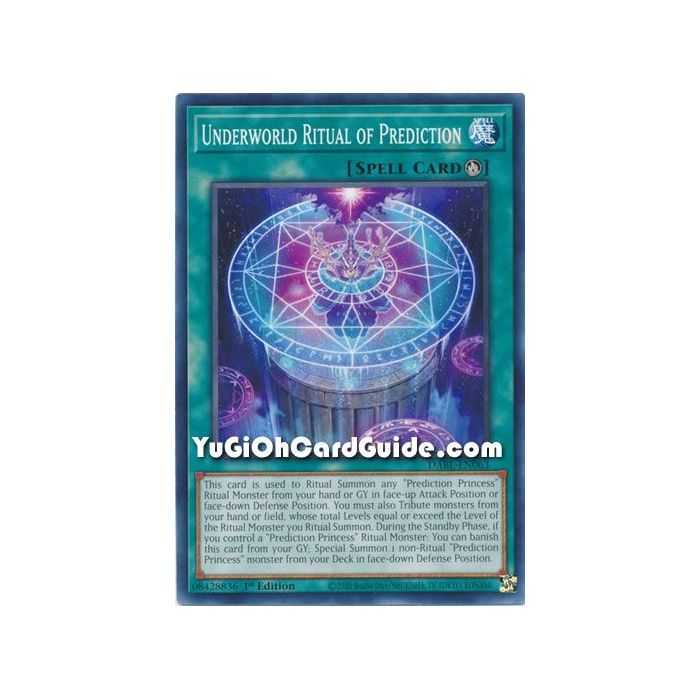 Underworld Ritual of Prediction (Common) – Darkwing Blast | Carta YUGIOH en México