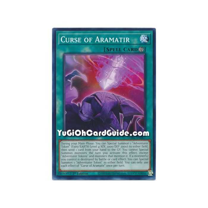 Curse of Aramatir (Common) – Darkwing Blast | Carta YUGIOH en México