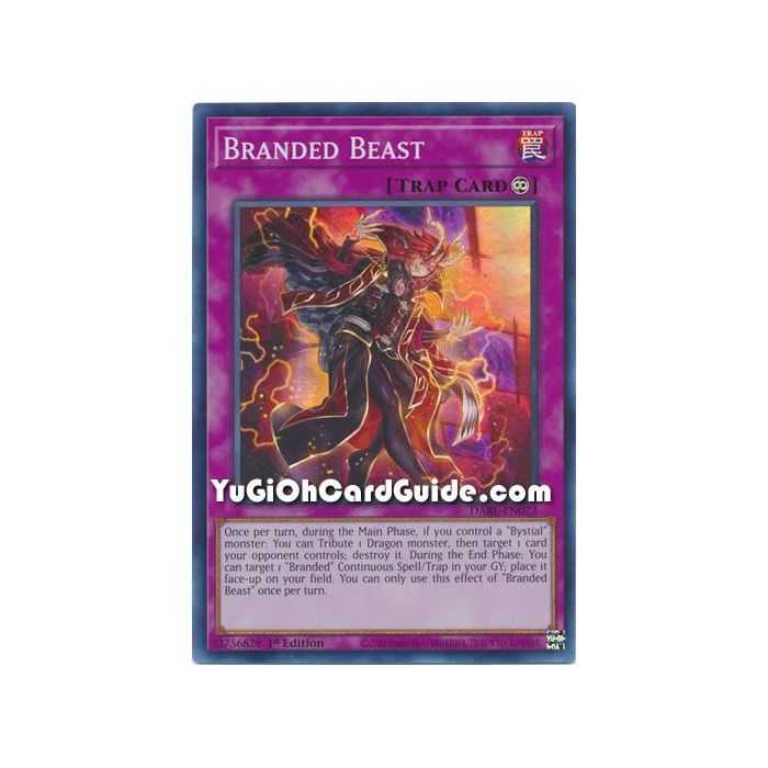 Branded Beast (Super Rare) – Darkwing Blast | Carta YUGIOH en México