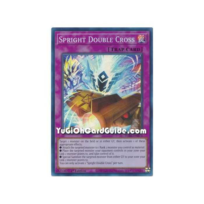 Spright Double Cross (Super Rare) – Darkwing Blast | Carta YUGIOH en México