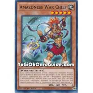 Amazoness War Chief (Common) – Darkwing Blast | Carta YUGIOH en México