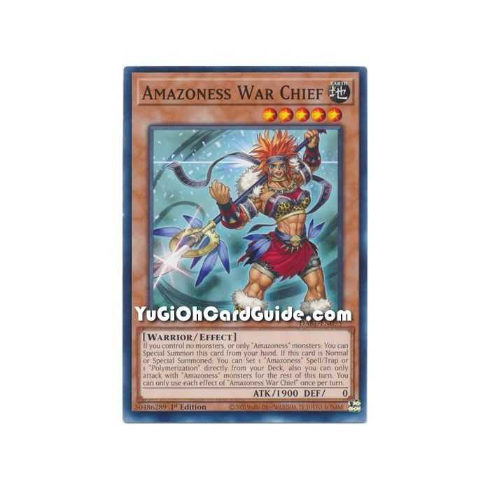 Amazoness War Chief (Common) – Darkwing Blast | Carta YUGIOH en México