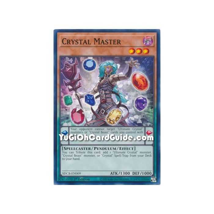 Crystal Master (Common) – Starter Deck Legend of the Crystal Beast | Carta YUGIOH en México