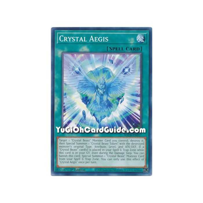 Crystal Aegis (Common) – Starter Deck Legend of the Crystal Beast | Carta YUGIOH en México