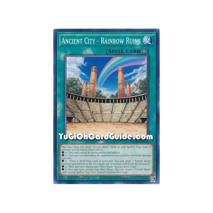 Ancient City - Rainbow Ruins (Common) – Starter Deck Legend of the Crystal Beast | Carta YUGIOH en México