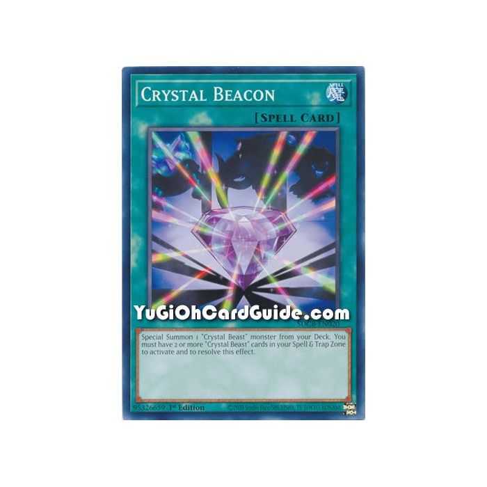 Crystal Beacon (Common) – Starter Deck Legend of the Crystal Beast | Carta YUGIOH en México
