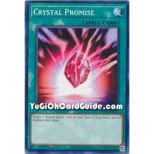 Crystal Promise (Common) – Starter Deck Legend of the Crystal Beast | Carta YUGIOH en México