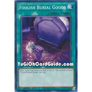 Foolish Burial Goods (Common) – Starter Deck Legend of the Crystal Beast | Carta YUGIOH en México