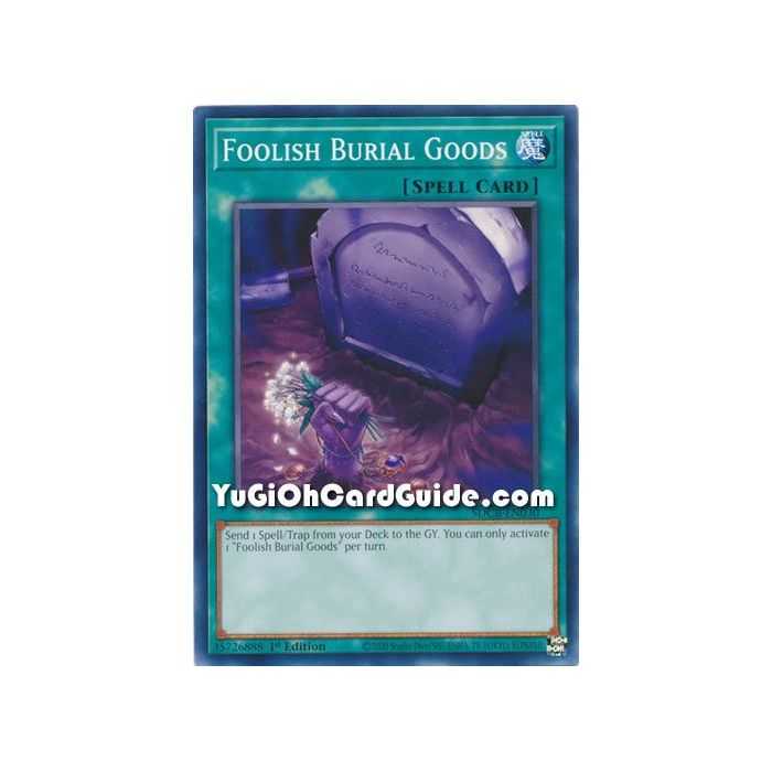 Foolish Burial Goods (Common) – Starter Deck Legend of the Crystal Beast | Carta YUGIOH en México