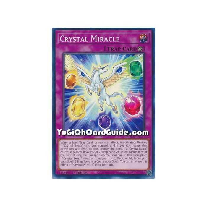 Crystal Miracle (Common) – Starter Deck Legend of the Crystal Beast | Carta YUGIOH en México