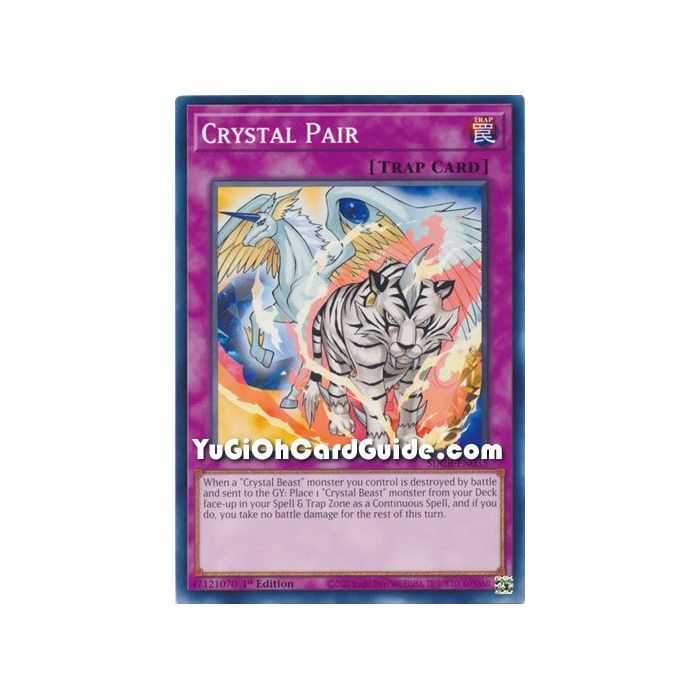 Crystal Pair (Common) – Starter Deck Legend of the Crystal Beast | Carta YUGIOH en México