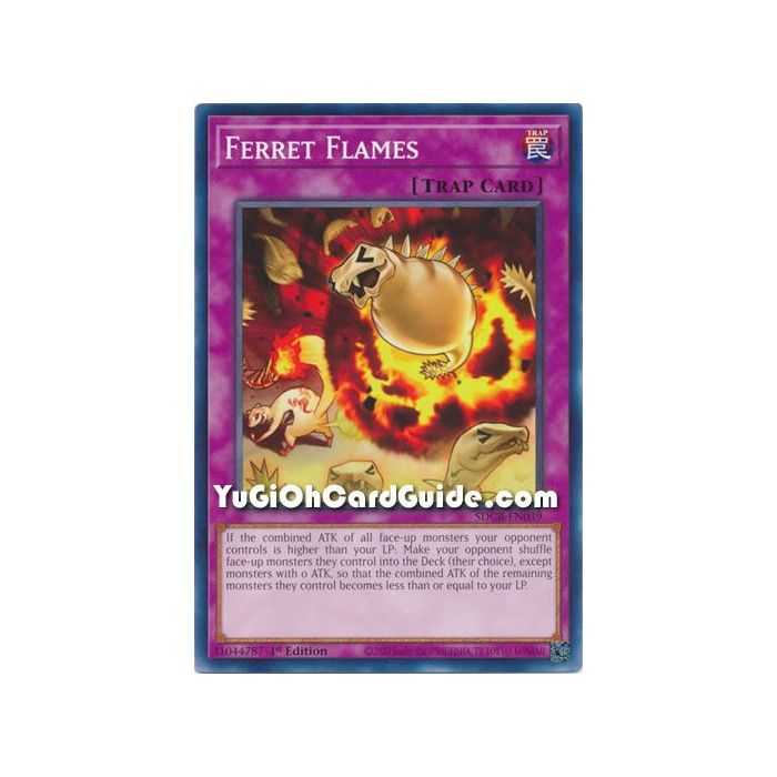 Ferret Flames (Common) – Starter Deck Legend of the Crystal Beast | Carta YUGIOH en México